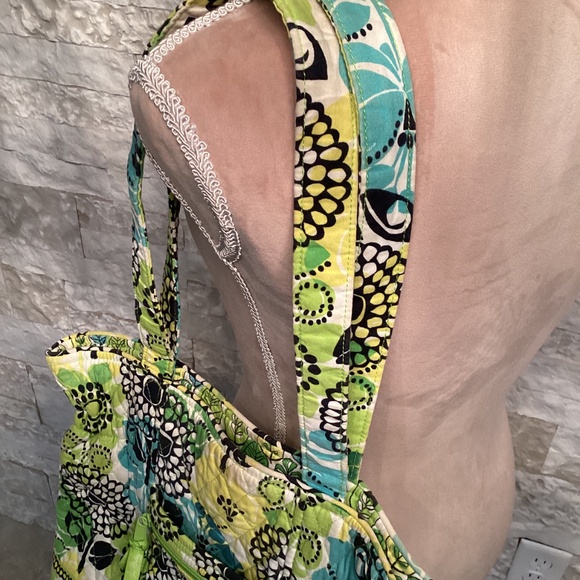 Vera Bradley Laura Shoulder Bag in Retired Pattern “Limes Up” - Picture 5 of 14